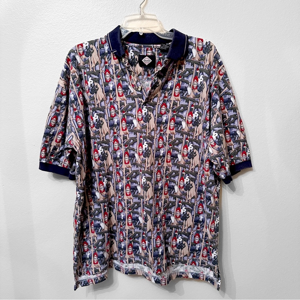 Vintage Tabasco XL Printed Polo